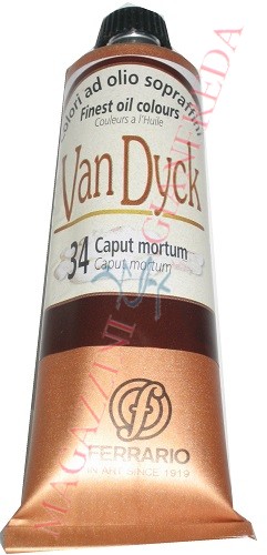 COLORE AD OLIO VAN DYCK 60ML CAPUT MORTUM